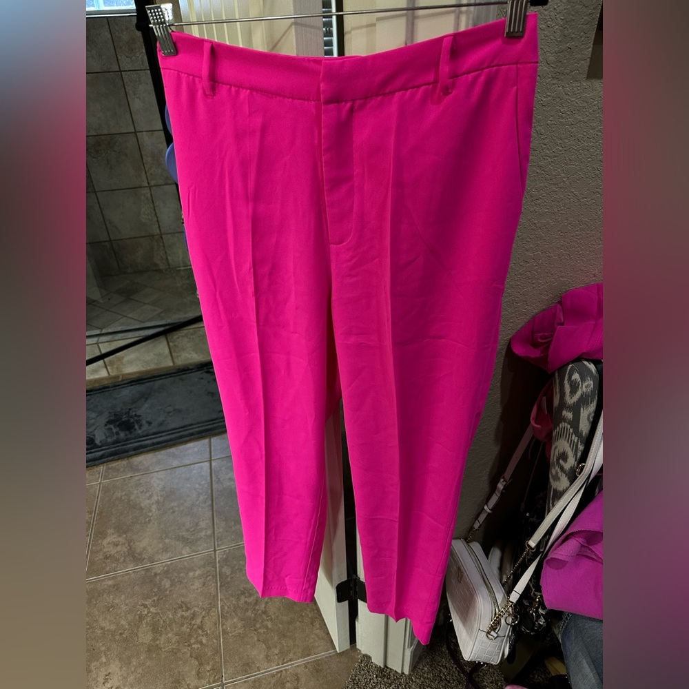 Cee Cee neon pink slacks size 1XL NWOT
